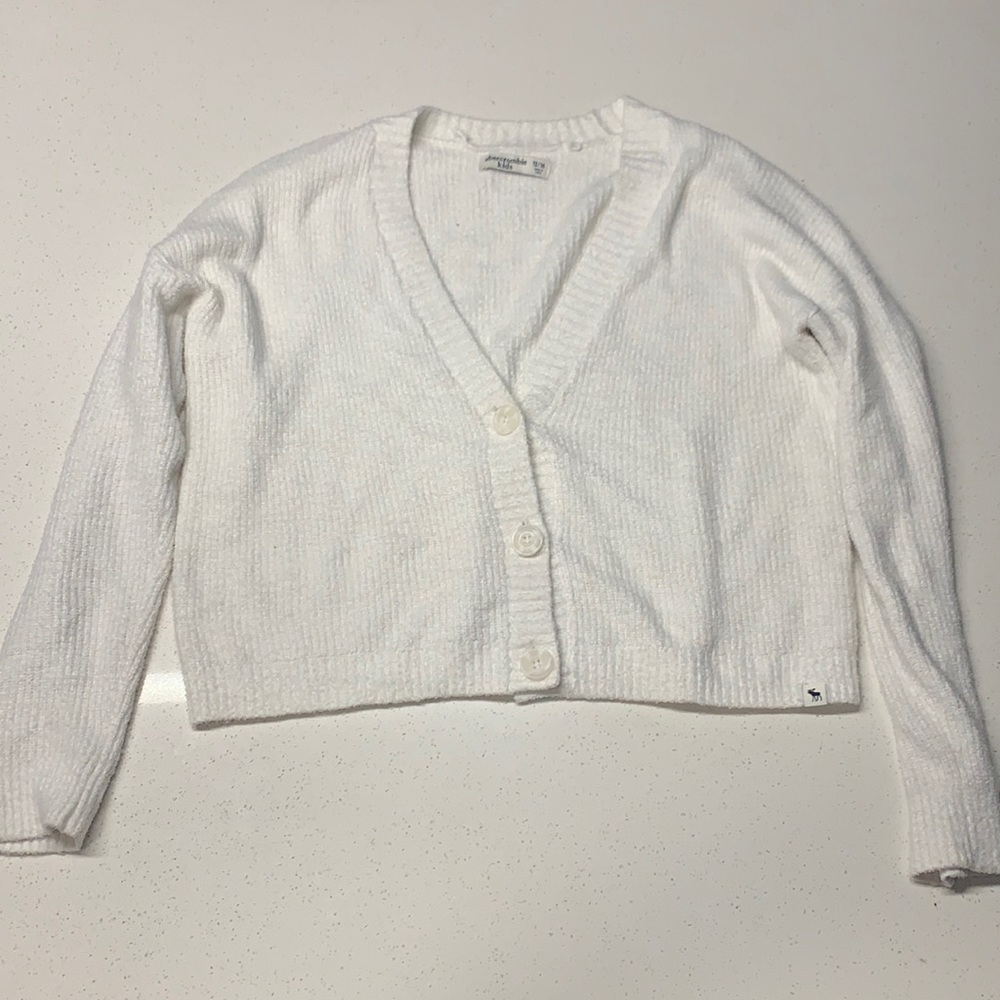 Abercrombie Kids Grey V Neck Cardigan 13/4